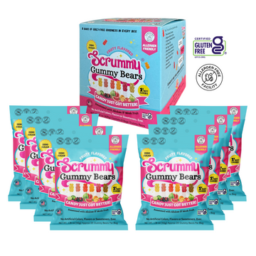 SWITCH/Scrummy Gummy Bears 8-ct Box 1.8oz Bags (Packaging may vary)