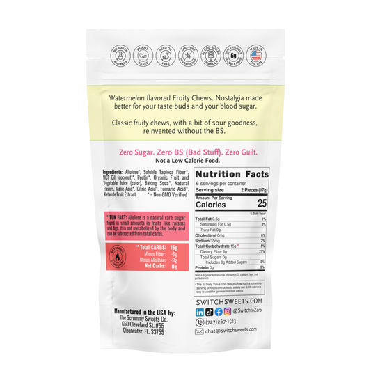 SWITCH® Watermelon Fruity Chews