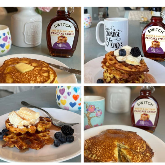 SWITCH® Pancakes, Waffles & Chaffles Cook Book