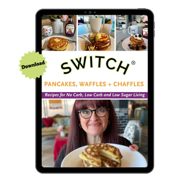 SWITCH® Pancakes, Waffles & Chaffles Cook Book