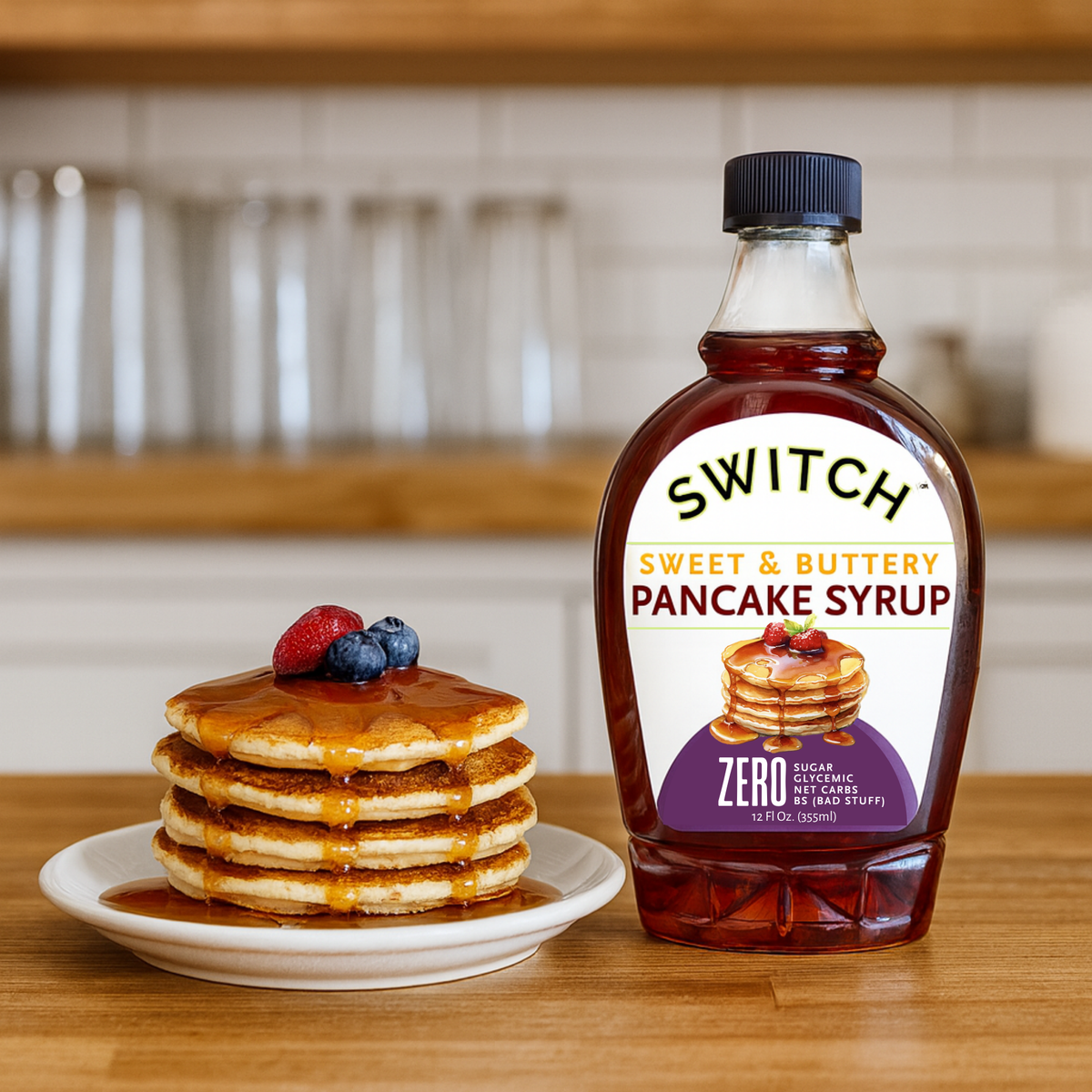 Sugar Free Pancake Syrup (Allulose Sweetened) | SWITCH®