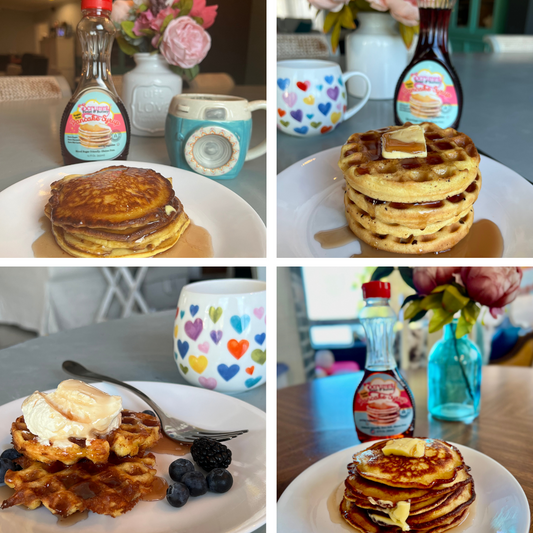 Scrummy Pancakes, Waffles & Chaffles Cook Book